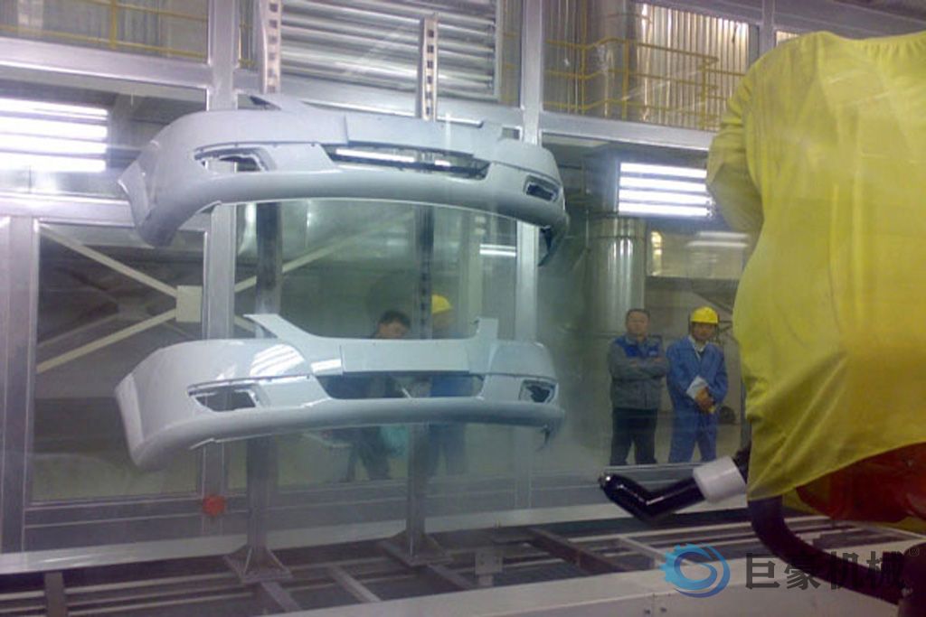 汽車保險杠噴涂生產(chǎn)線工藝流程